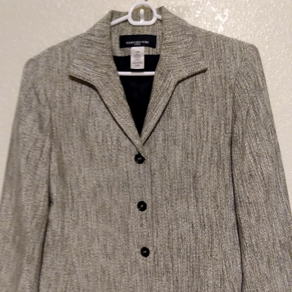 Jones New York:  Gorgeous Silver/Gold Jacket